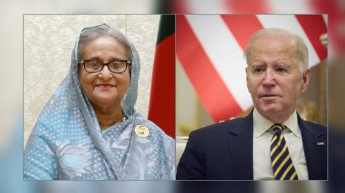 শেখ হাসিনাকে বাইডেনের চিঠি, ‘সহযোগিতায় প্রতিশ্রুতিবদ্ধ’