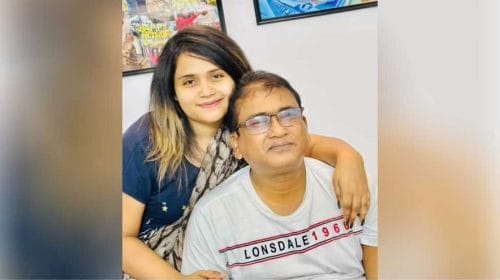 ফেসবুকে এমপি আনারের মেয়ের আবেগঘন স্ট্যাটাস
