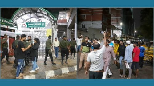 সচিবালয়ে আনসারদের সঙ্গে ঢাবি শিক্ষার্থীদের সংঘর্ষ