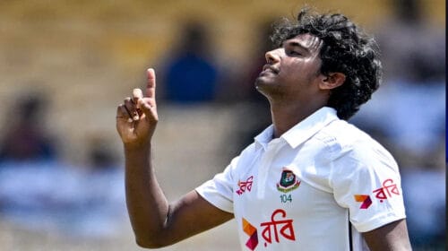 ভারতের বিপক্ষে হাসান মাহমুদ যেখানে বাংলাদেশের প্রথম
