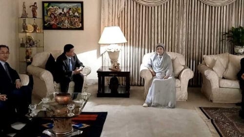 খালেদা জিয়ার সাথে চীনা রাষ্ট্রদূতের সাক্ষাৎ