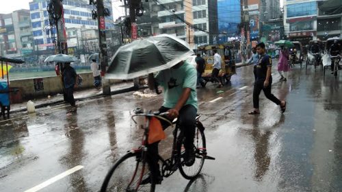 বরিশালে ২৪ ঘণ্টায় ৫৬ মিলিমিটার বৃষ্টি
