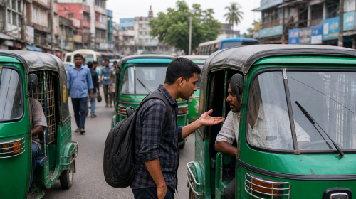 বরিশালে লাগামহীন অটোরিকশা ভাড়া, চরম ভোগান্তিতে নগরবাসী