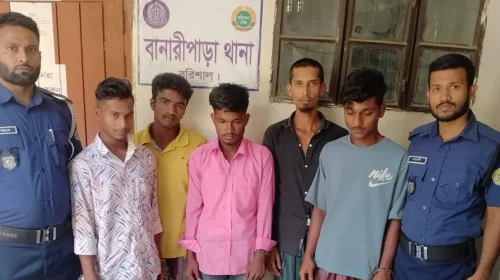 বানারীপাড়ায় ৫ মাদকসেবীকে মোবাইল কোর্টে সাজা
