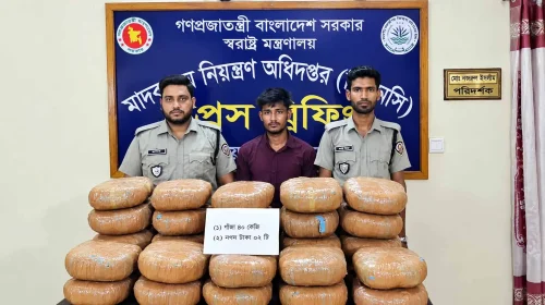 বরিশালে ৯০ কেজি গাঁজা উদ্ধার, আটক-১